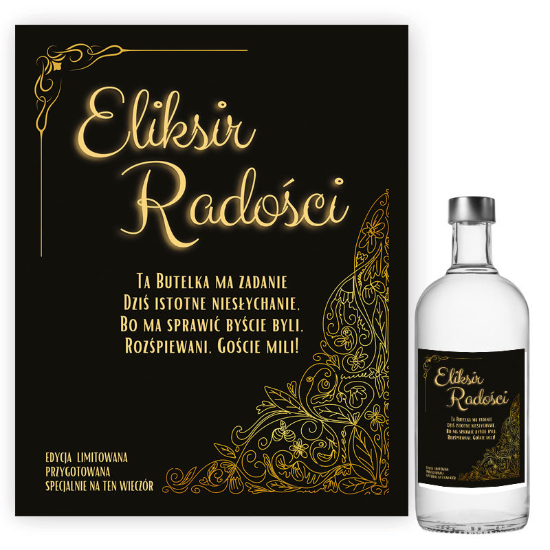 Naklejki na Butelki na Wesele 