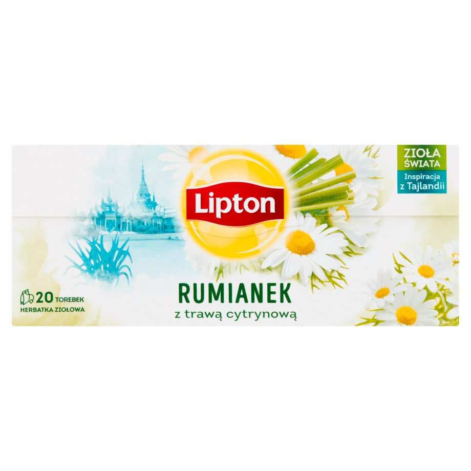 Lipton - Herbata ziołowa rumianek z trawą cytrynową 20 x 1.3 g