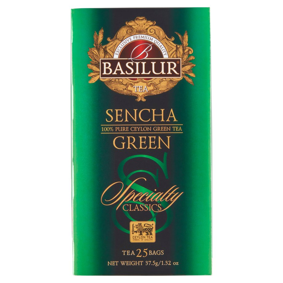 Basilur - Herbata zielona Sencha 25 x 1.5 g