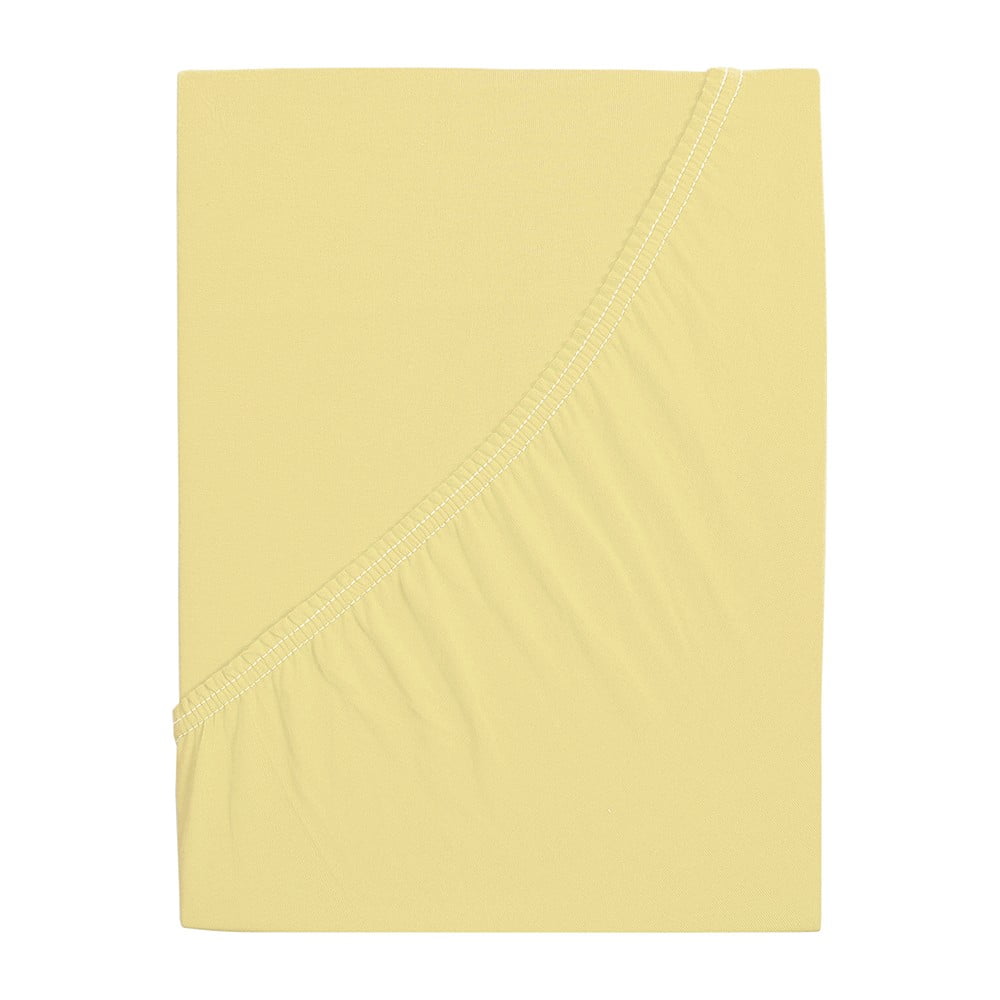 Żółte prześcieradło 200x200 cm – B.E.S.