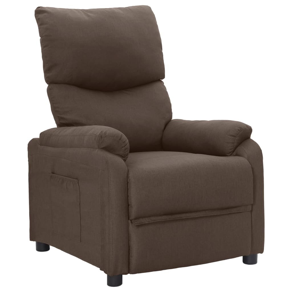 Lumarko Fotel rozkładany, kolor taupe, obity tkaniną!