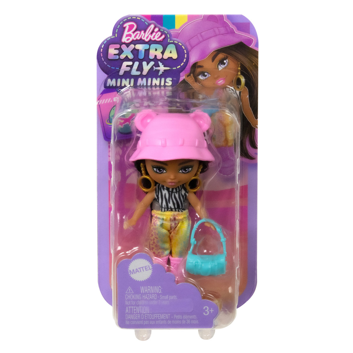 Barbie Extra Fly Mini Minis Lalka Safari, Hpt57