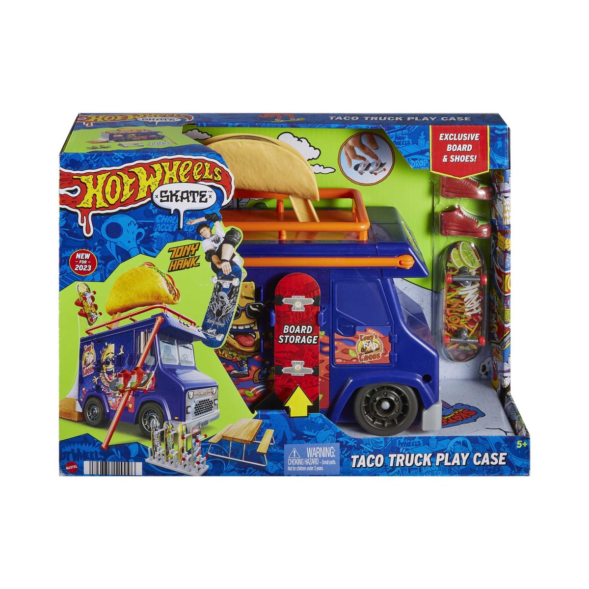 Hot Wheels Skate Taco Tricki Ciężarówka Zestaw, Hmk00