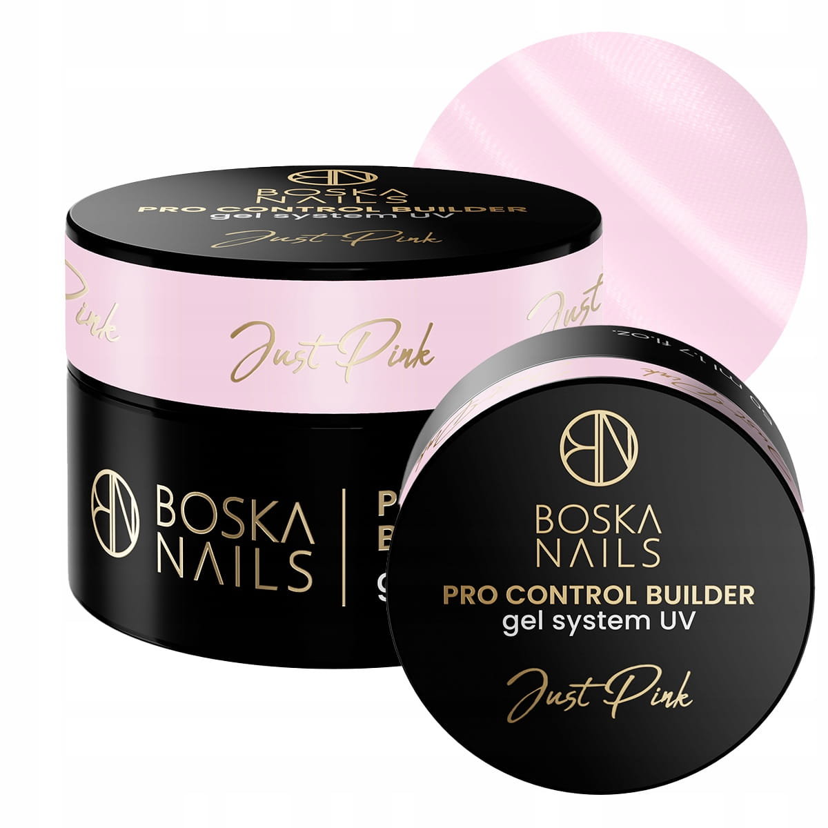 Boska Nails, Pro Control Builder Just Pink, Budujący żel UV do paznokci, 15ml