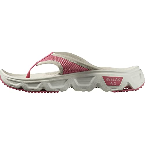 Salomon Reelax Break 6.0 damskie klapki japonki, wyściełane, stabilne, bezszwowe podtrzymywanie stopy, Herbata Rose Vanilla Ice Tea Rose, 44 2/3 EU