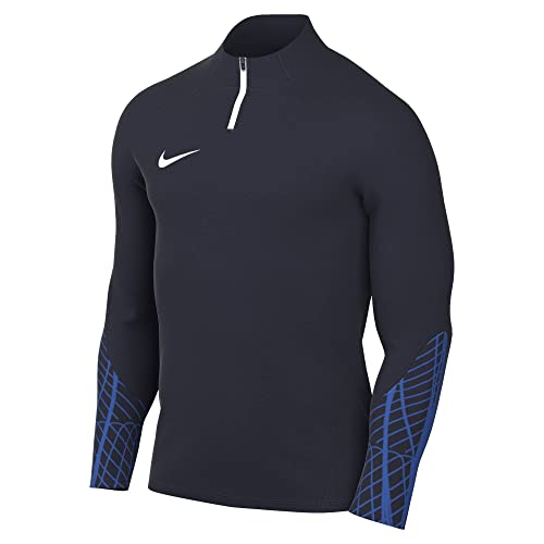 Nike Soccer Drill Top M Nk Df Strk23 Dril Top, Obsydian/Obsidian/Royal Blue/White, DR2294-451, S