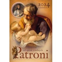 Kalendarz 2024 Ścienny Patroni od spraw trudnych