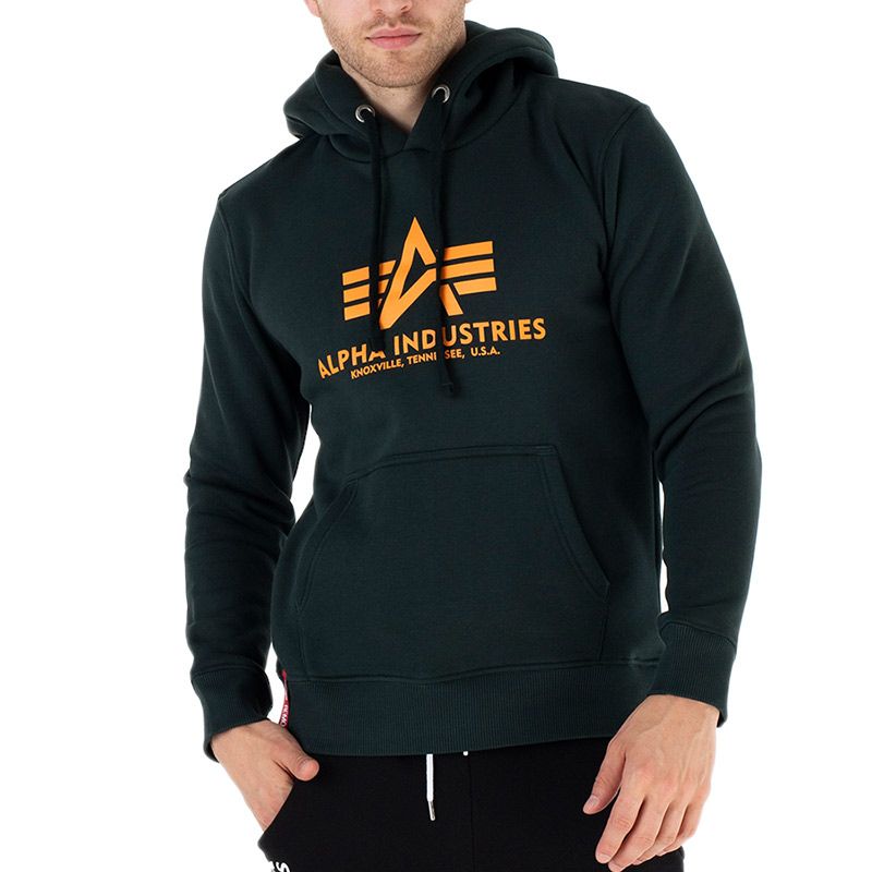 Bluza Alpha Industries Basic Hoody 178312353 - zielona