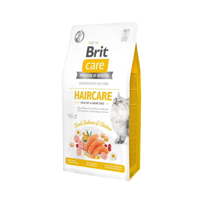 BRIT Care Cat  Grain-Free Haircare 400g + niespodzianka dla kota GRATIS!