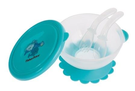 Fisher Price, Miseczka z zestawem sztućców