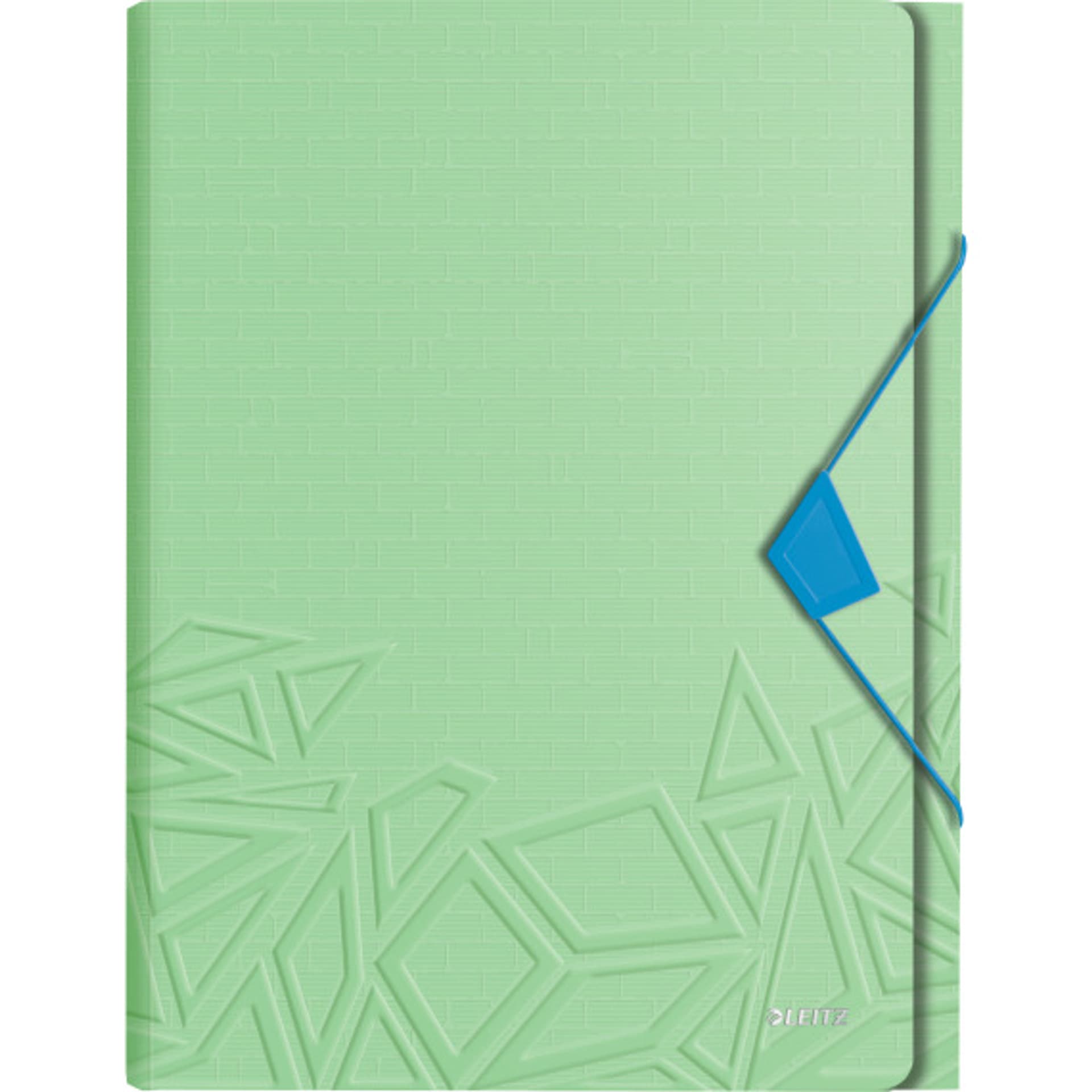 Teczka z przegródkami Leitz Urban Chic, PP, A4, mieści 250 kartek, zielona 39970050