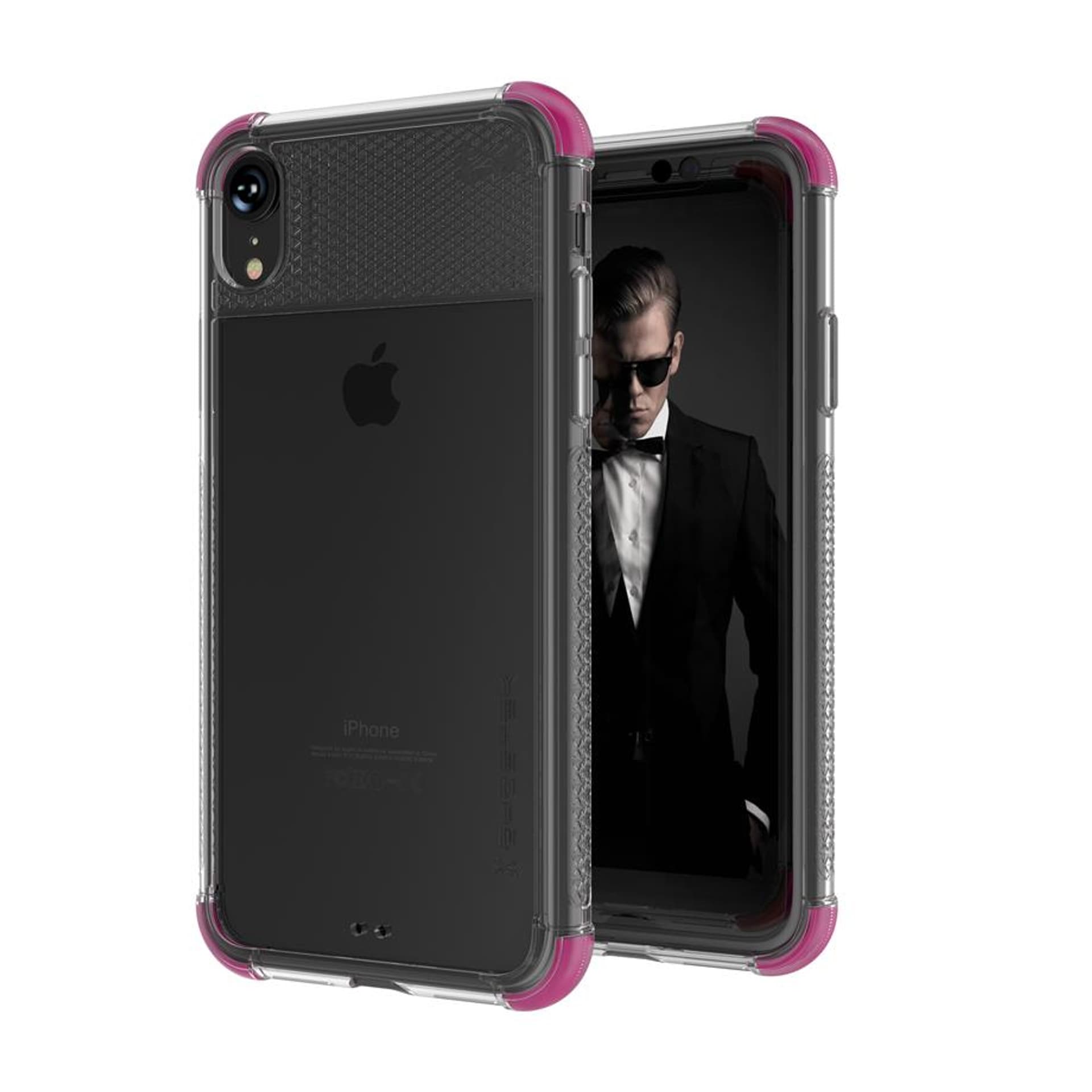 Covert Etui 2 do Apple iPhone Xr (kolor różowy) (GH_GHOCAS1017)