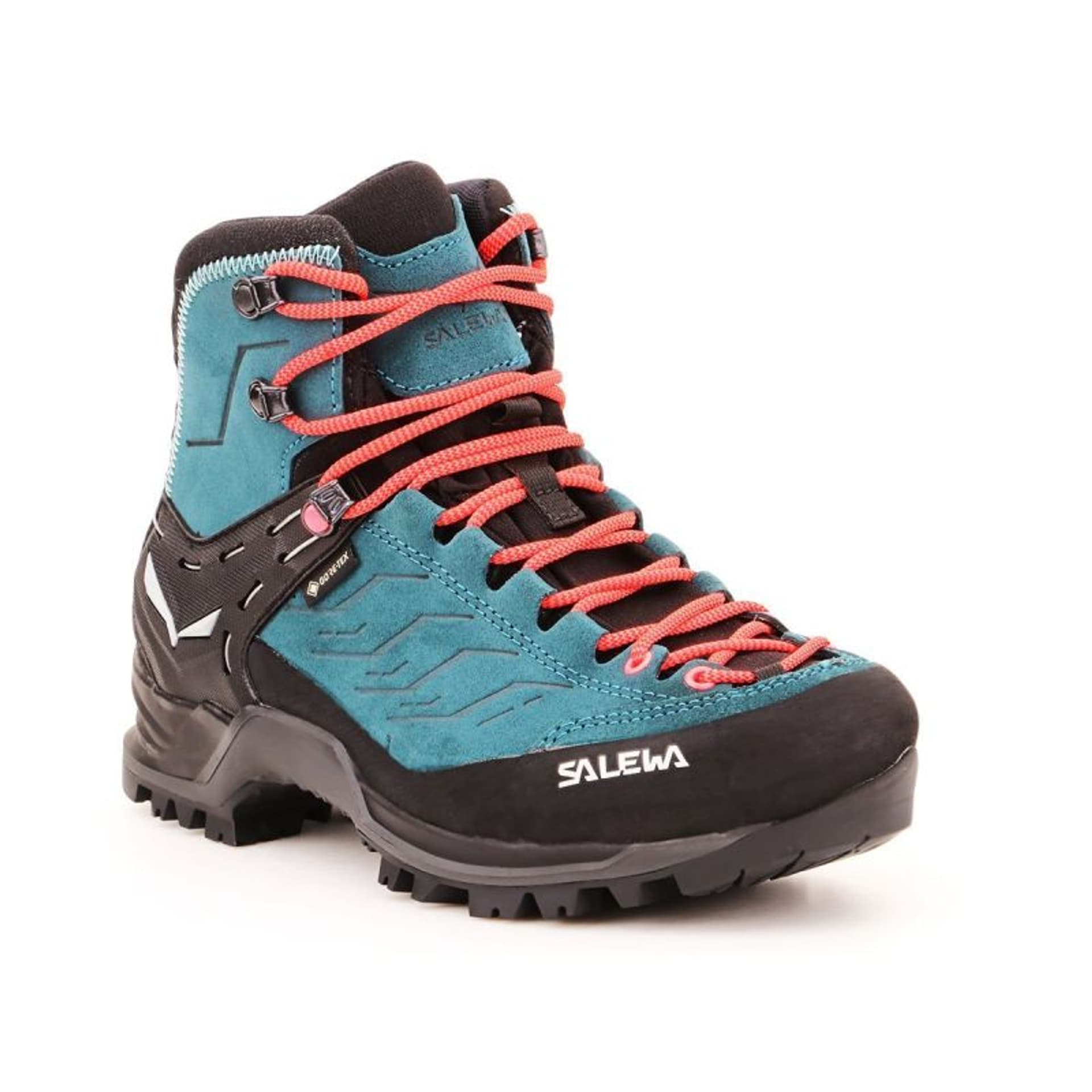 Buty trekkingowe damskie Salewa MTN Trainer Mid GTX niebieskie 00-0000063459