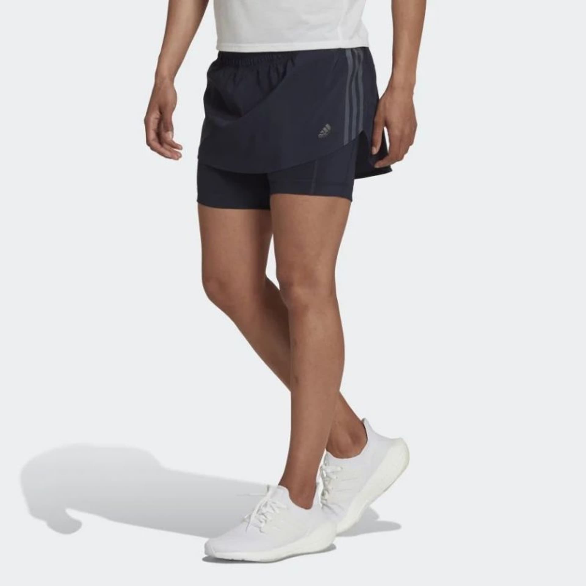Spódniczka adidas Run Icons 3-Stripes Running Skirt W (kolor Czarny, rozmiar M)