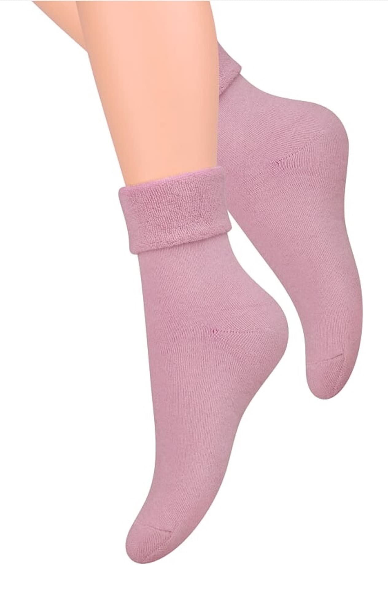 SKARPETY STEVEN 110 (kolor granat, rozmiar 35-37)