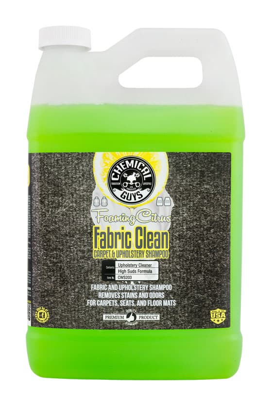 Chemical Guys Foaming Citrus Fabric Clean 3,8L - piana do czyszczenia dywaników tkanin i tapicerki