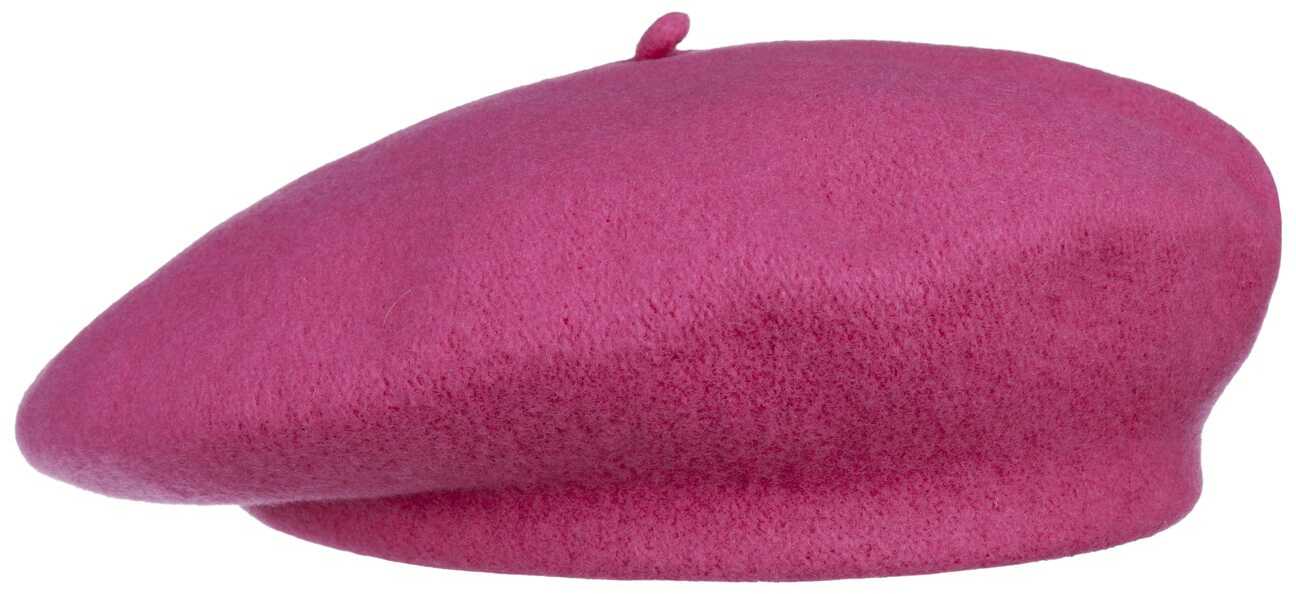Czapka Baskijska z Kaszmirem by Barascon, intensywny róż, One Size