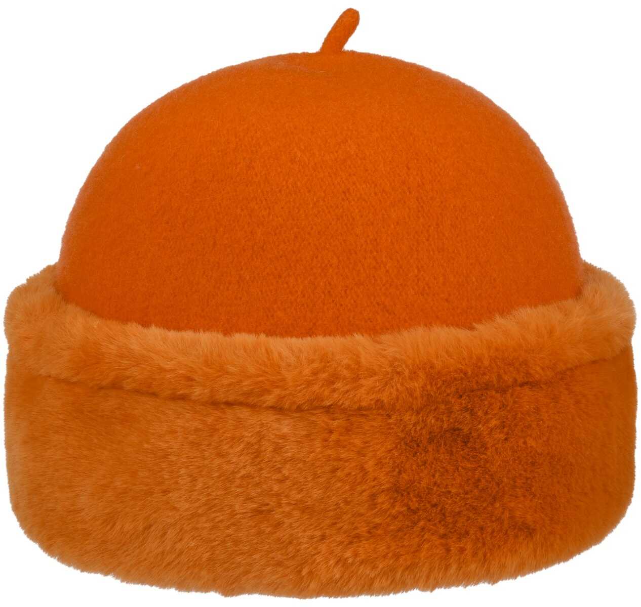 Czapka Wełniana Jamilia by McBURN, pomarańczowy, One Size
