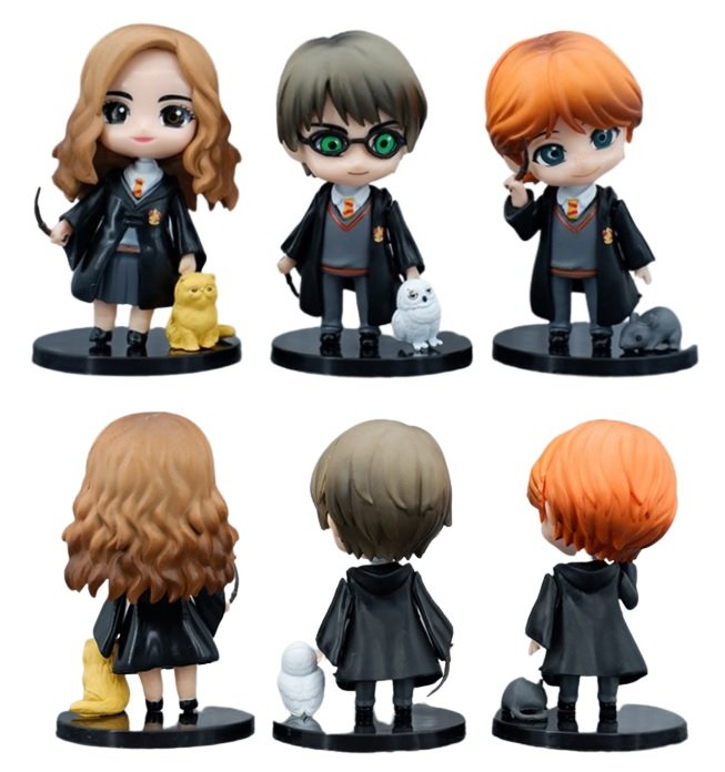 Figurka Zabawka Magia Harry Potter Hermiona Ron Zestaw,Hopki