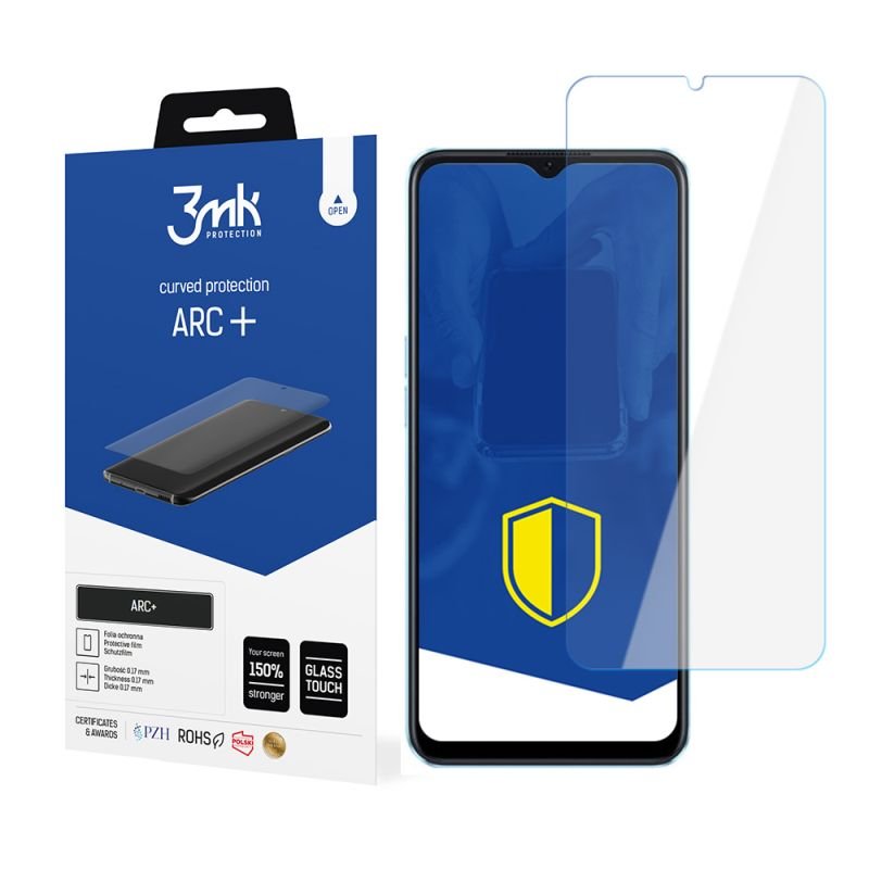 Folia na zaokrąglony ekran do Oppo A57s - 3mk ARC+