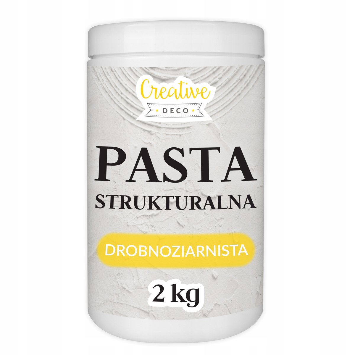 Pasta strukturalna drobnoziarnista biała 2 kg