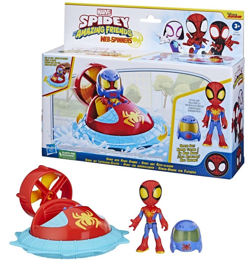 Spider-Man, Spidey i Super-Kumple Pojazd Tematyczny - Spidey i Hover Spinner, F72525