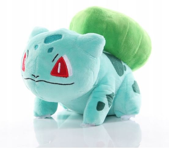 POKEMON PLUSZAK Bulbasaur MASKOTKA DUŻA 24 CM POKEMON GO PLUSZOWY