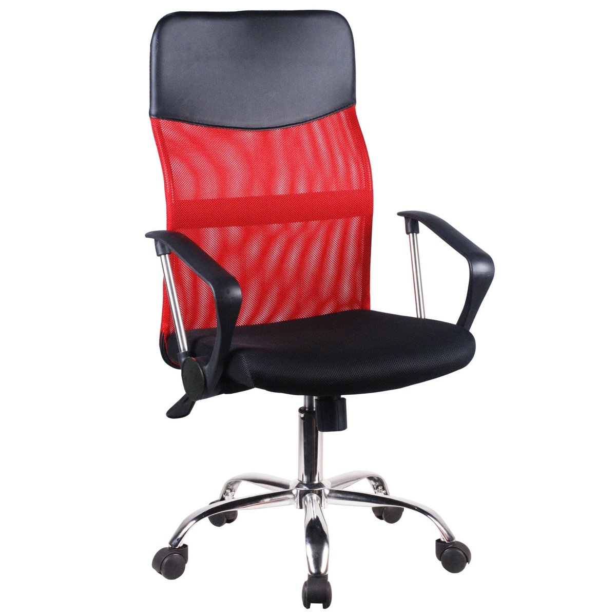 Fotel biurowy OCF-7 materiałowy - Czerwony