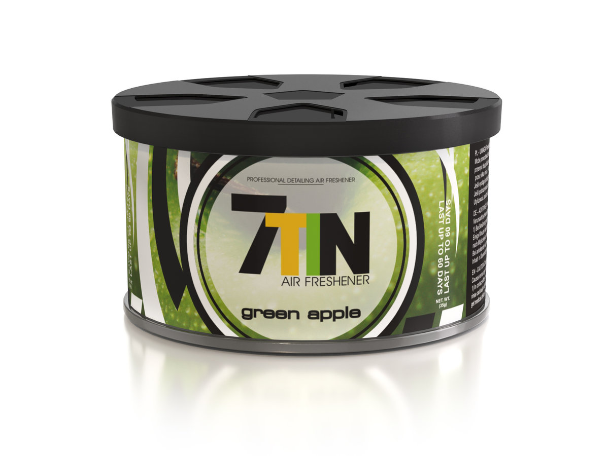 7 Tin zapach samochodowy green apple