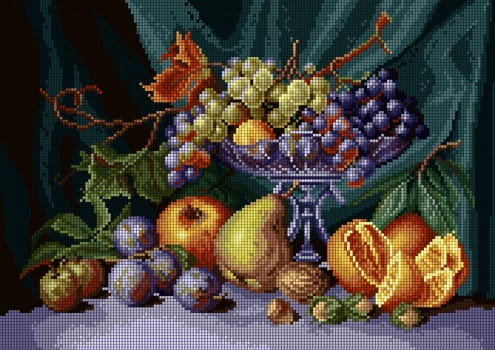 Zestaw do haftu krzyżykowego martwa natura (7081)