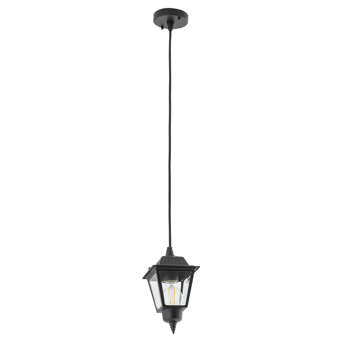 Lampa zewnętrzna wisząca czarna klasyczna Nowodvorski ANA