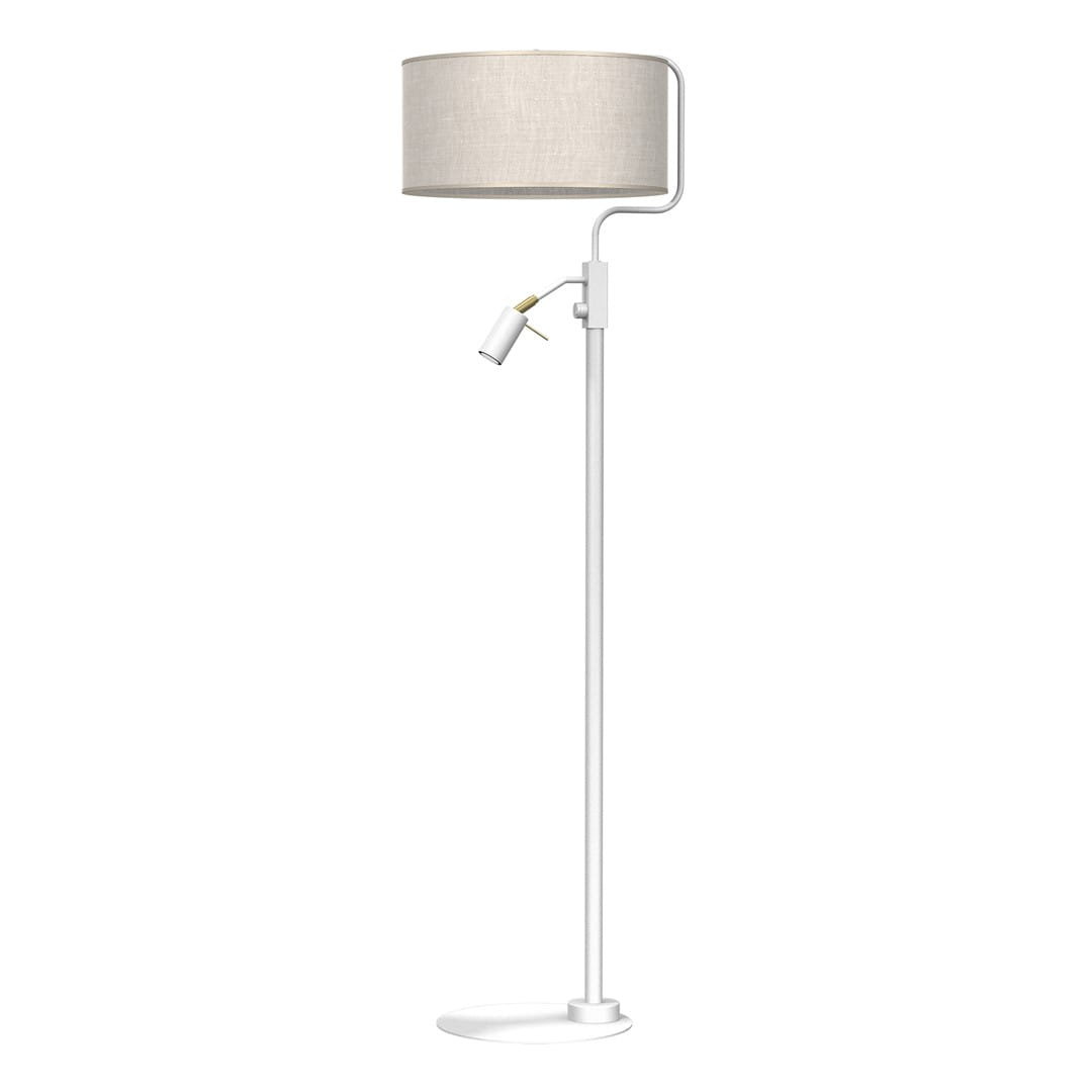 Milagro Lampa podłogowa LINO BIEL / LEN 1xE27 + 1x mini GU10 MLP7503
