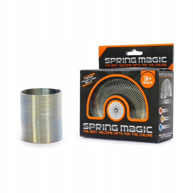 Magiczna Sprężyna Metalowa Sprężynka 4,6Cm