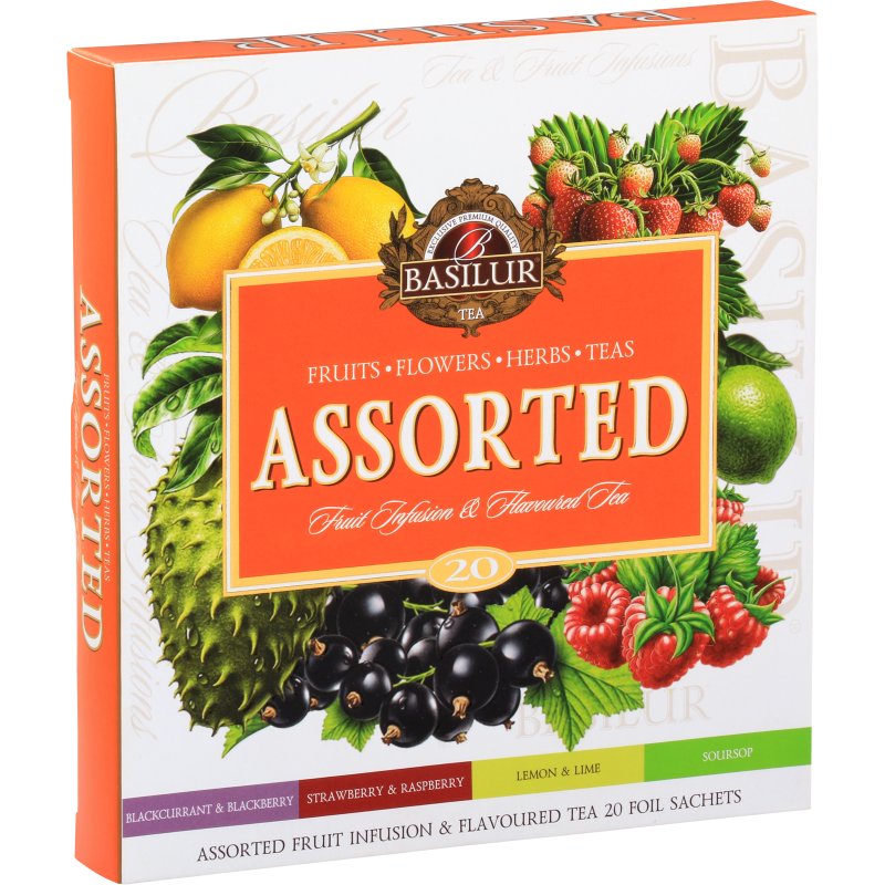 Assorted FRUIT INFUSION & FLAVOURED TEA 20 saszetek