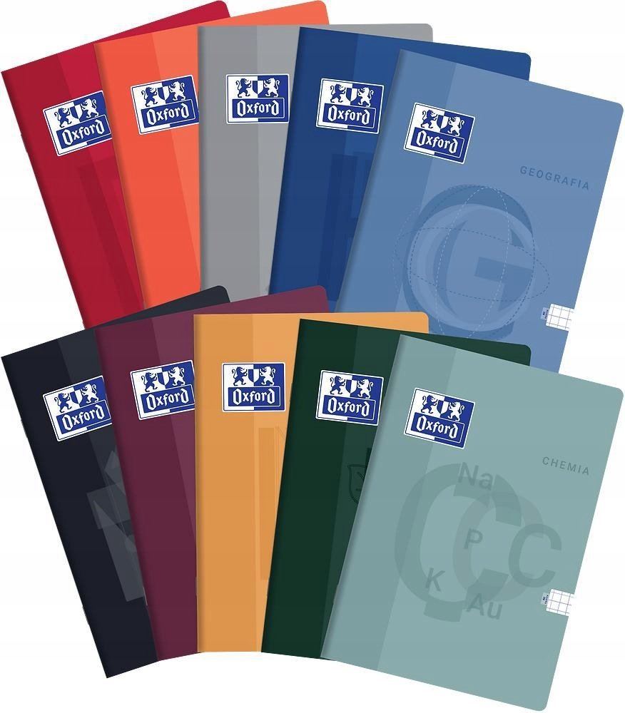 Komplet Zeszyty Tematyczne Oxford 2023 10 Sztuk