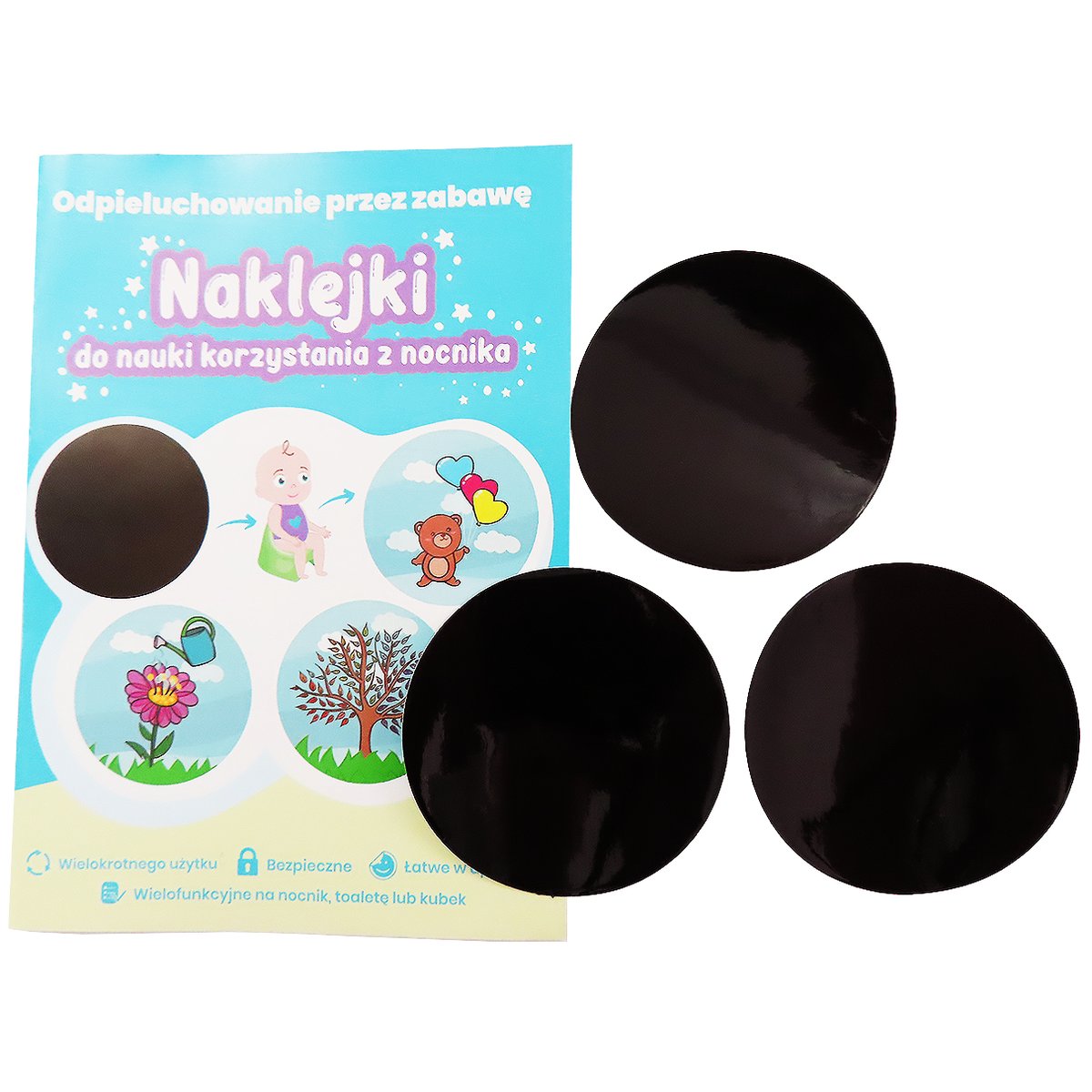 Magiczne naklejki na nocnik + PLAN ODPIELUCHOWANIA