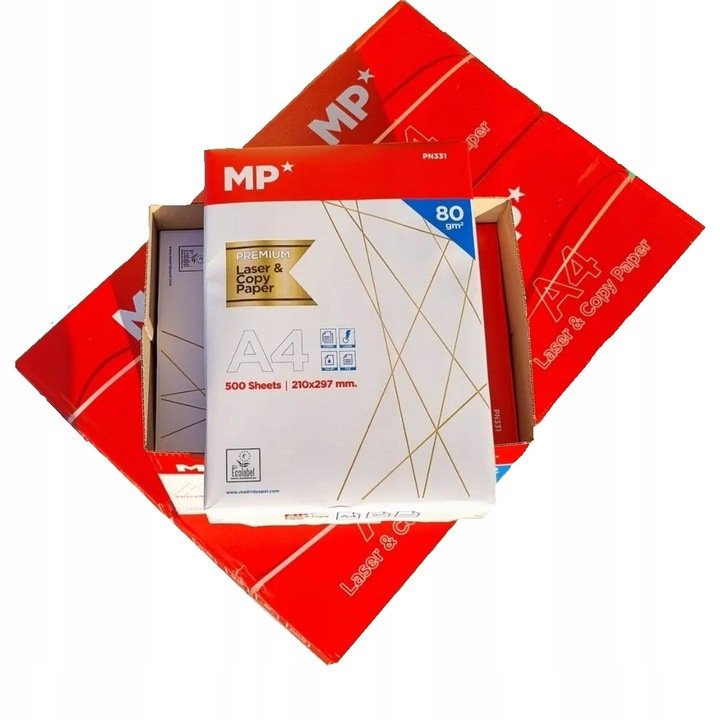MP PN331 papier ksero A4 80g, ryza 500 k