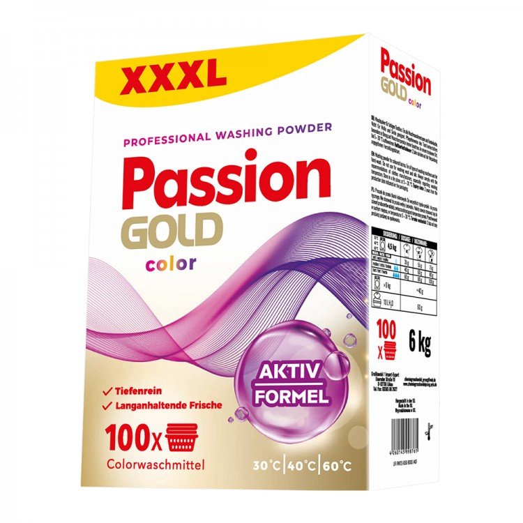 PASSION GOLD 6KG 100P BOX PROSZEK D/PR. COLOR /761