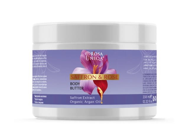 Arsy Cosmetics, Masło do ciała z Szafranem i Różą, 350ml