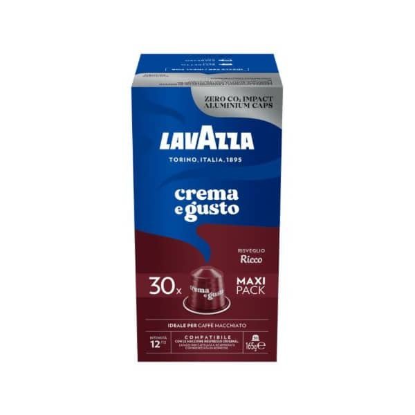 Lavazza Crema e Gusto Ricco 30 aluminiowych kapsułek do Nespresso