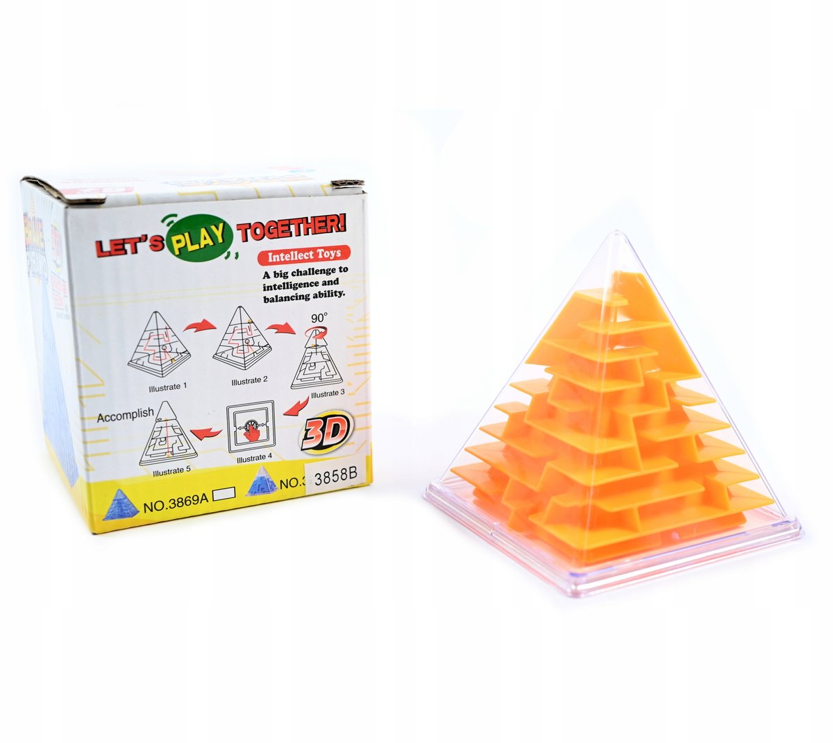 Labirynt 3D Maze Piramida Gra Logiczna Łamigłówka