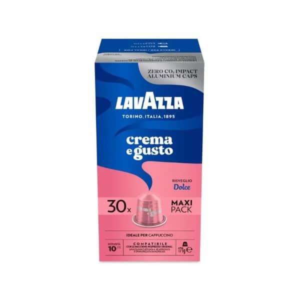 Lavazza Crema e Gusto Dolce 30 aluminiowych kapsułek do Nespresso