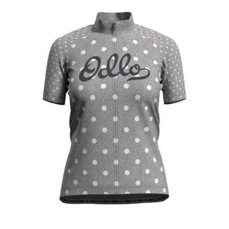 Koszulka tech. damska Odlo Stand-up collar s/s full zip ESSENTIAL C/O ODLO S