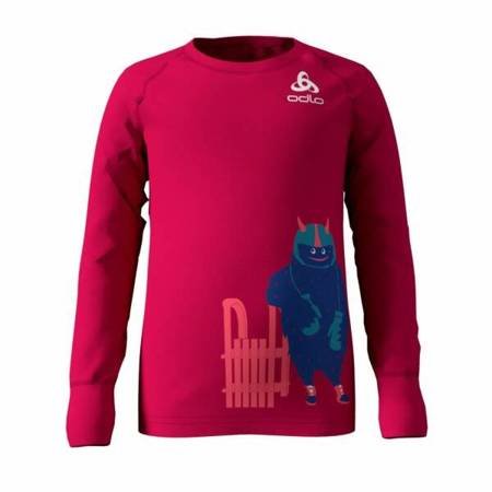 Koszulka tech. dziecięca Odlo SUW TOP crew neck l/s WARM TREND KIDS (small) C/O ODLO 92