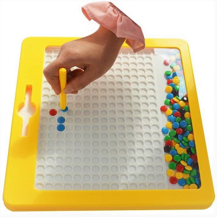 Tablica Magnetyczna Mozaika Guziczki Montesorri