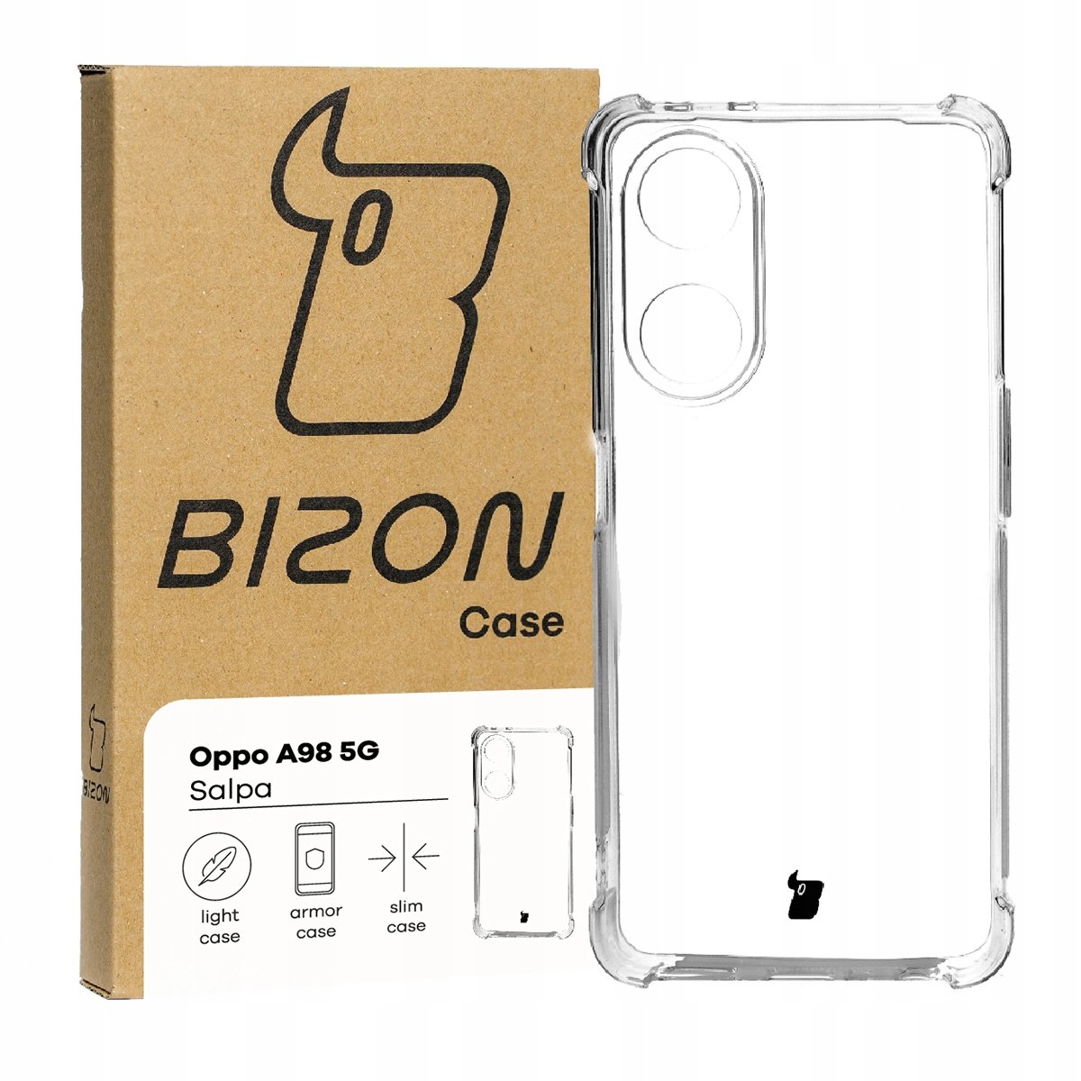 Etui przezroczyste Bizon do OPPO A98 5G, case