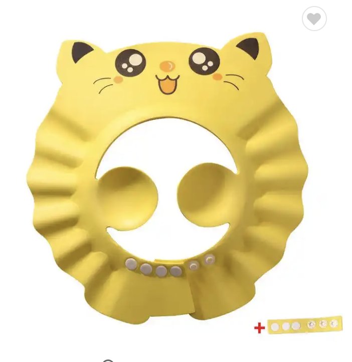 Daszek / Rondo Kąpielowe do Mycia Głowy Dzieci - Odcienie Żółtego