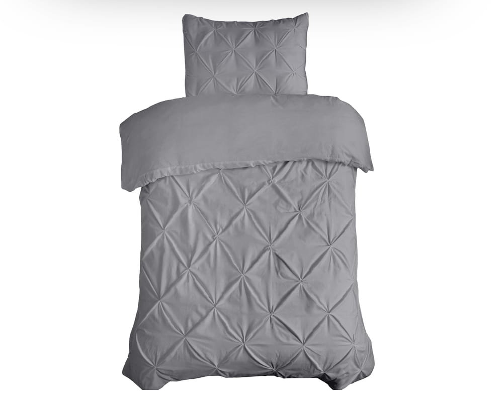 140x220 SALVADOR szary  kpl pościeli bawełna