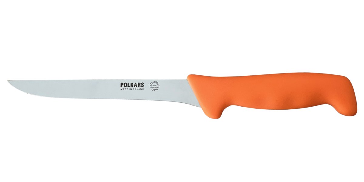 Polkars Nóż Rzeźniczy Nr 03 Pomarańczowy (17,5 Cm)