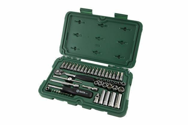 sata zestaw kluczy 52el 1/4